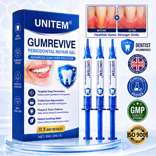 🦷UNITEM® GumRevive Periodontal Repair Gel (for bleeding gums, receding gums, and loose teeth) ✨