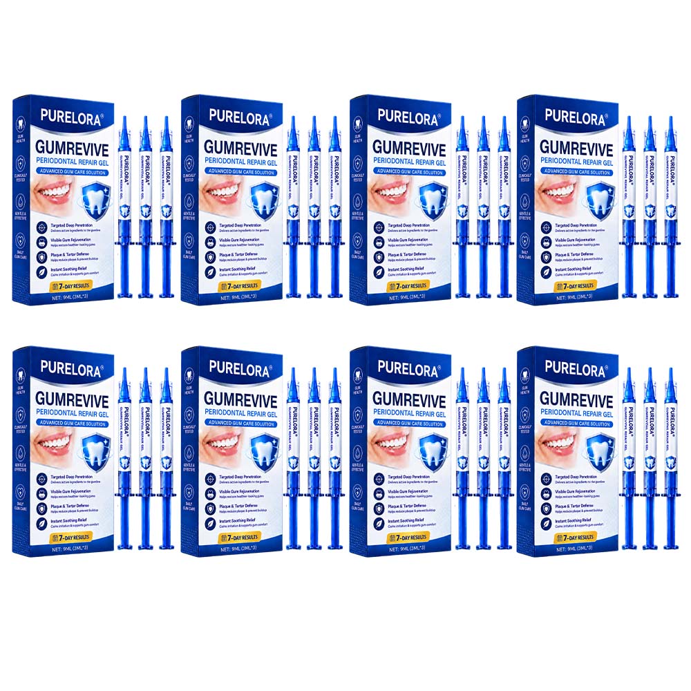 🦷𝐏𝐔𝐑𝐄𝐋𝐎𝐑𝐀® GumRevive Periodontal Repair Gel (for bleeding gums, receding gums, and loose teeth)