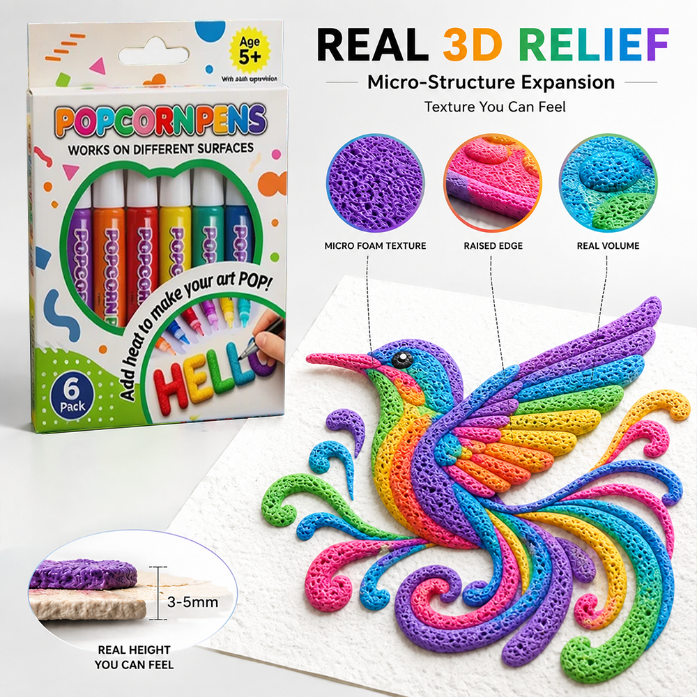 Save 50% by ordering today丨UNITEM® 3D Relief Art Pen – Turn Flat Drawings Into Touchable 3D Art✨✨