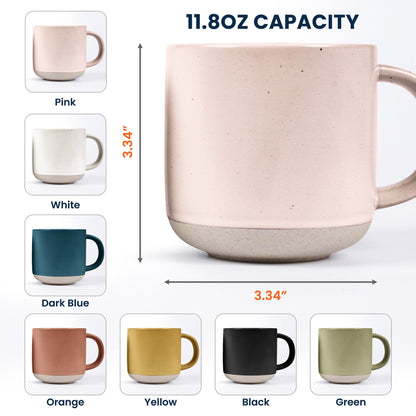 Custom Birth Flower & Name Pottery Mug - Gift For Hairstylist - Personalized Mug