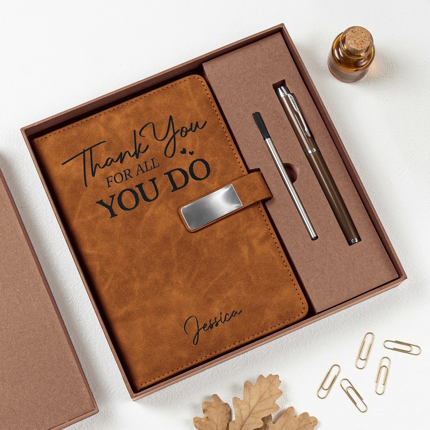Inspirational Employee Appreciation Gifts Bulk - Personalized Notebook Set